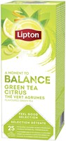 Thee Lipton Balance green tea citrus 25x1.5gr