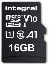 Geheugenkaart Integral microSDHC V10 16GB