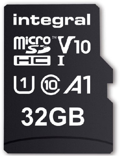 Geheugenkaart Integral microSDHC V10 32GB