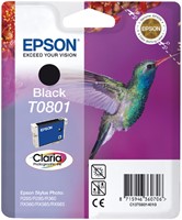 Inktcartridge Epson T0801 zwart