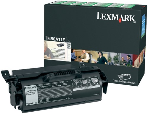 Tonercartridge Lexmark T650A11E prebate zwart