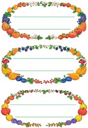 Etiket HERMA 3598 keuken vruchtenkrans
