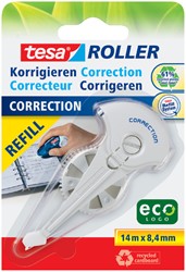 Navulling corretieroller tesa® ecoLogo® 14mx8,4mm op blister