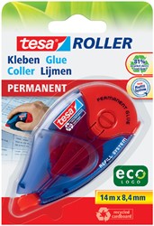 Lijmroller Tesa ecoLogo navulbaar permanent op blister