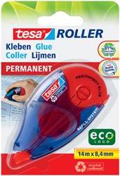 Lijmroller tesa® ecoLogo® permanent navulbaar op blister