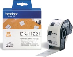 Etiket Brother DK-11221 23x23Mm 1000stuks