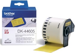 Etiket Brother DK-44605 62mm thermisch 30-meter geel papier