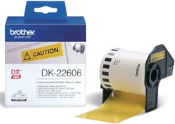 Etiket Brother DK-22606 62mm 15-meter gele film