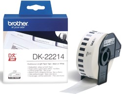 Etiket Brother DK-22214 12mm thermisch 30-meter wit papier