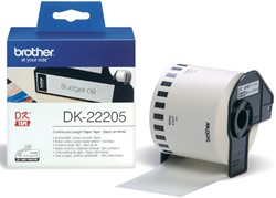 Etiket Brother DK-22205 62mm 30-meter wit papier