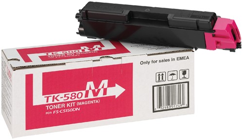 Toner Kyocera TK-580M rood