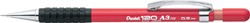 Vulpotlood Pentel A313 HB 0.3mm rood