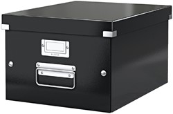 Opbergbox Leitz WOW Click & Store 281x200x370mm zwart