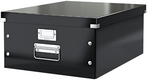 Opbergdoos Leitz Click & Store WOW groot 369x200x482mm zwart