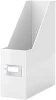 Tijdschriftencassette Leitz WOW click & store gerecycled karton wit