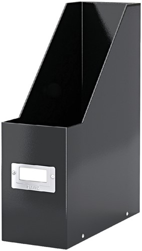 Tijdschriftencassette Leitz WOW click & store gerecycled karton zwart-3
