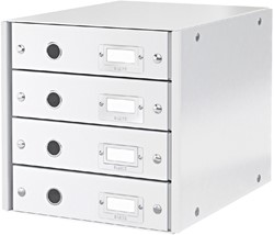 Ladenbox Leitz WOW Click & Store 4 laden wit