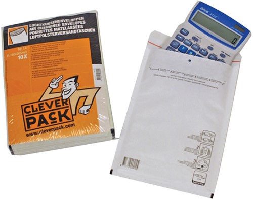 Envelop CleverPack luchtkussen nr20 370x480mm wit pak à 10 stuks-2