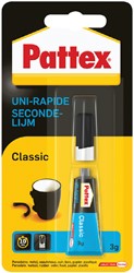 Secondelijm Pattex Classic tube 3gram op blister