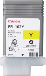 Inktcartridge Canon PFI-102 geel