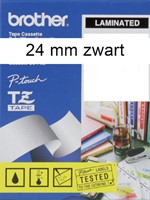 Labeltape Brother P-touch TZE-251 24mm zwart op wit-3