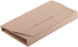Wikkelverpakking CleverPack A5 zelfklevend bruin pak à 25 stuks