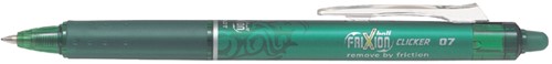 Rollerpen PILOT friXion clicker medium groen