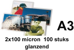 Lamineerhoes GBC A3 2x100micron 100stuks