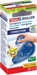 Correctieroller tesa® ecoLogo® rechts & linkshandig  10mx4,2mm hangdoosje