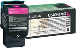 Tonercartridge Lexmark C540H1MG prebate rood HC