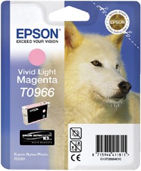 Inktcartridge Epson T0966 lichtrood