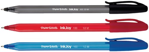 Balpen Paper Mate Inkjoy 100 medium blauw-1