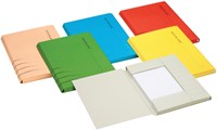 Dossiermap Secolor A4 3 kleppen 100% gerecycled karton 250 gr chamois-3