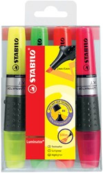 Markeerstift STABILO Luminator XT assorti 71/4 assorti etui à 4 stuks