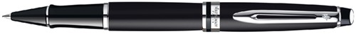 Rollerpen Waterman Expert black lacquer CT fijn