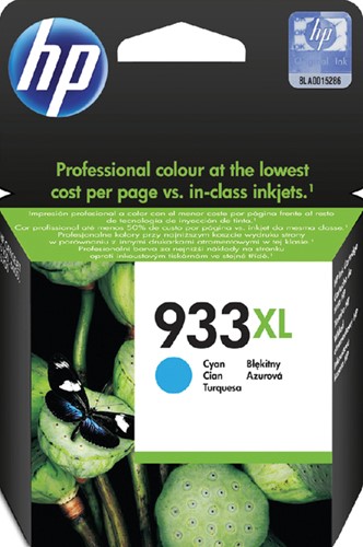 Inktcartridge HP CN054AE 933XL blauw