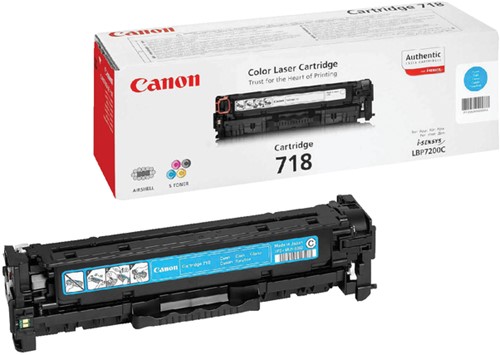 Tonercartridge Canon 718 blauw