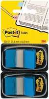 Indextabs 3M Post-it 680 25.4x43.2mm duopack blauw-2