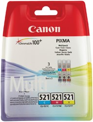 Inktcartridge Canon CLI-521 3 kleuren