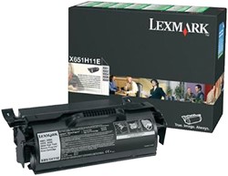 Tonercartridge Lexmark X651H11E prebate zwart HC