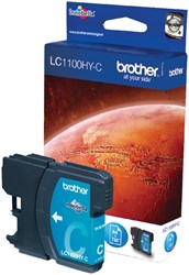 Inktcartridge Brother LC-1100HYC blauw HC