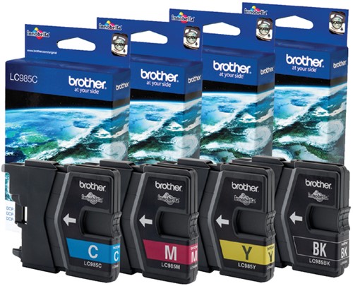 Inktcartridge Brother LC-985M rood-3