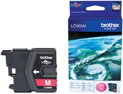 Inktcartridge Brother LC-985M rood