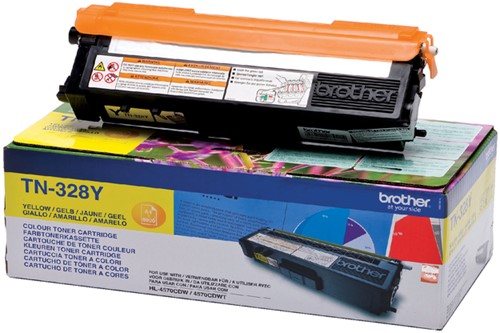 Toner Brother TN-328Y geel