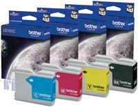 Inktcartridge Brother LC-1000C blauw-2