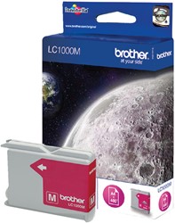 Inktcartridge Brother LC-1000M rood