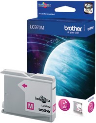 Inktcartridge Brother LC-970M rood