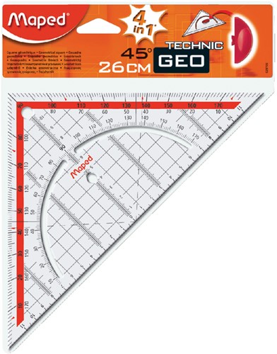 Geodriehoek Maped Geometric 26cm