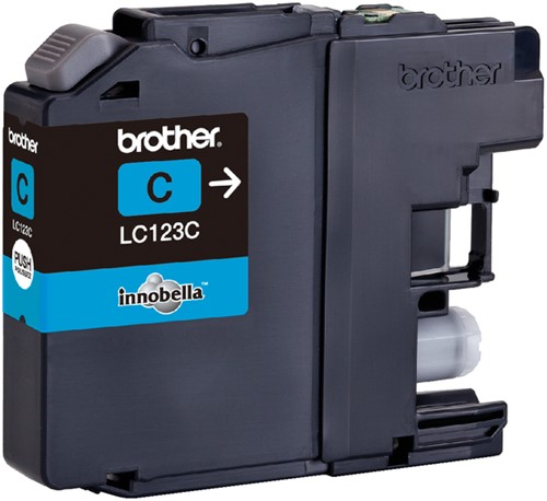 Inktcartridge Brother LC-123C blauw-2