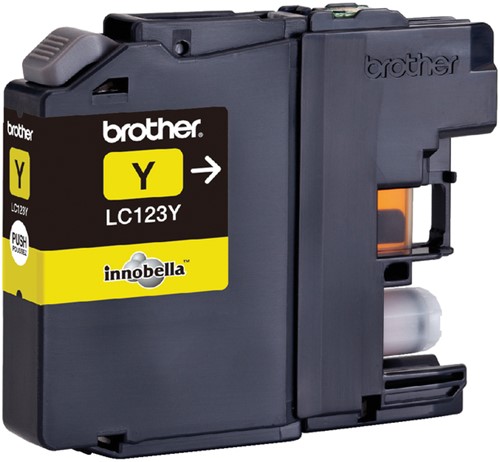 Inktcartridge Brother LC-123Y geel-2